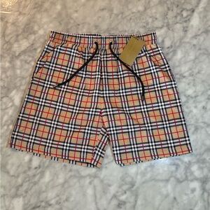 Burberry Checkered Shorts